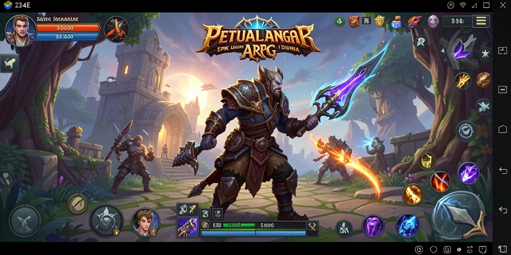 Gameplay menakjubkan dari 234E dengan aksi ARPG yang mendebarkan.