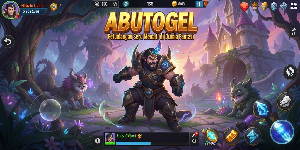 Tampilan gameplay ABUTOGEL yang mencekam dan penuh petualangan.