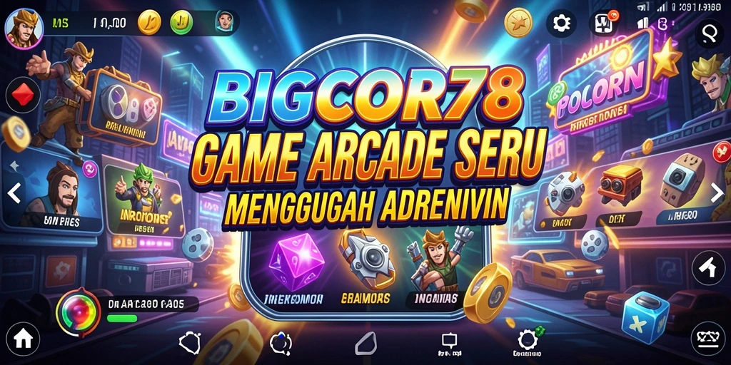 Tampilan gameplay penuh aksi dari BIGCOR78 dengan grafis menakjubkan.