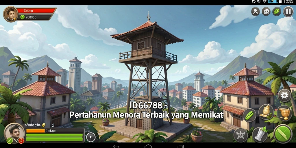 Gameplay Tower Defense yang menarik dan menantang dalam ID6788.