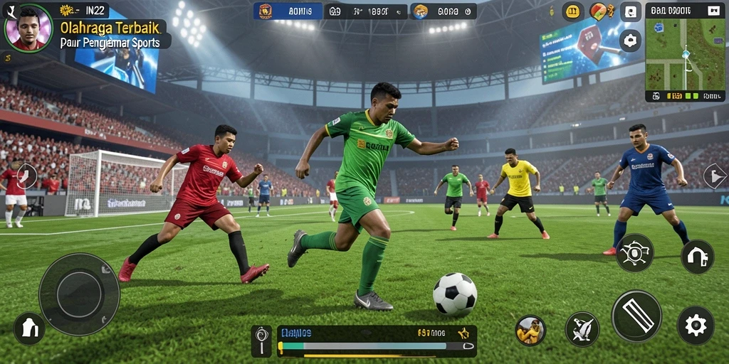 Tampilan gameplay IN22 yang mendebarkan dan penuh aksi.