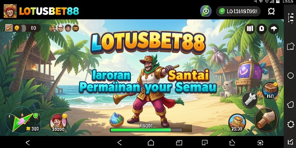 Tampilan gameplay LOTUSBET88 yang penuh warna dan menarik.