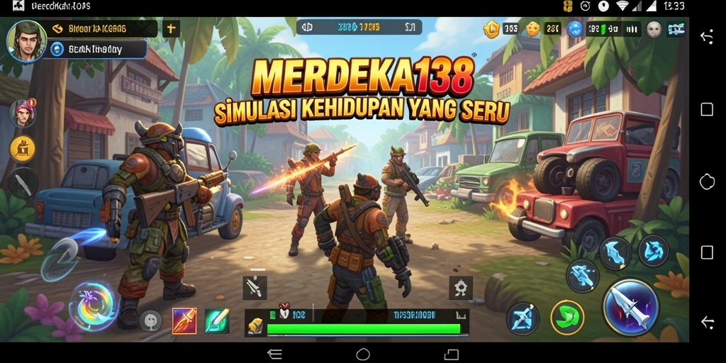Tampilan gameplay dari MERDEKA138 yang memukau dan interaktif.