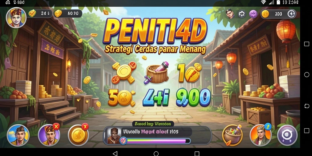 Screenshot utama PENITI4D menampilkan aksi seru dalam strategi permainan.