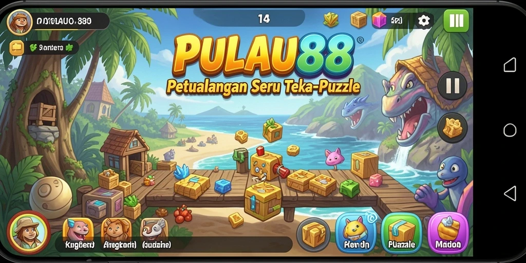 Screenshot utama PULAU88 menampilkan gameplay Puzzle yang menarik.