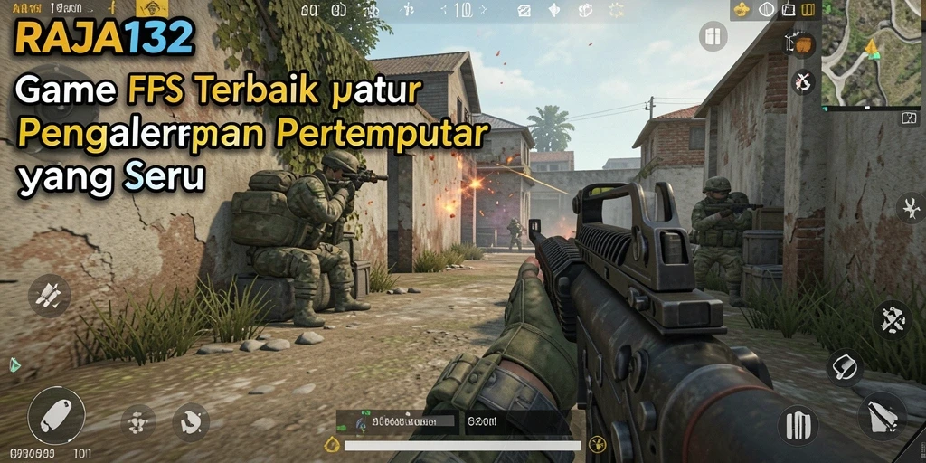 Tampilan menggugah dari gameplay seru RAJA132.