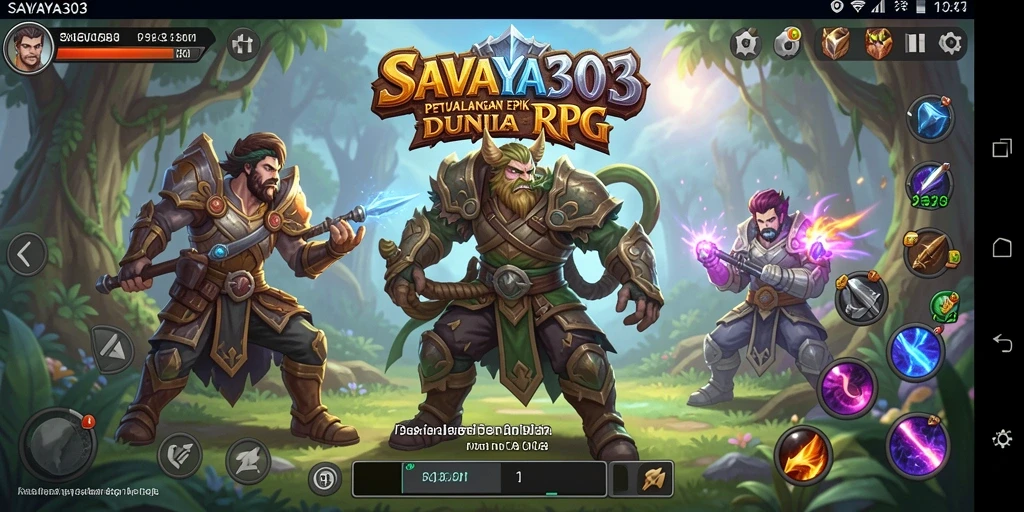 Tampilan gameplay RPG yang mendebarkan di SAVAYA303.