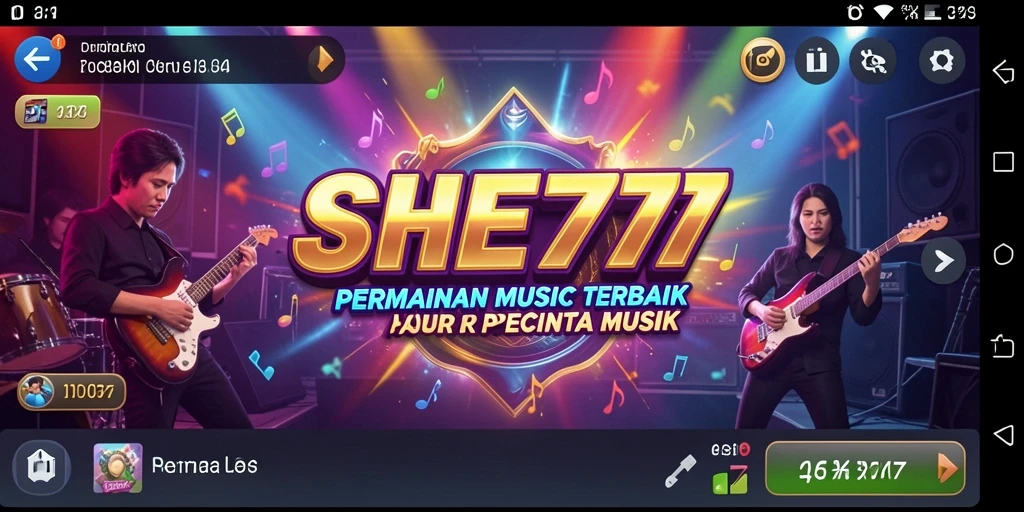 Tampilan gameplay <strong>SHE777</strong> yang penuh warna dan menarik.