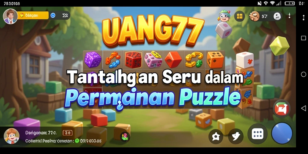 Tampilan gameplay UANG77 yang menarik dan menantang.