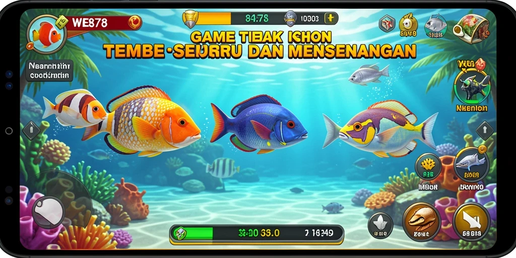 Tampilan gameplay WE878 yang penuh warna dan seru.
